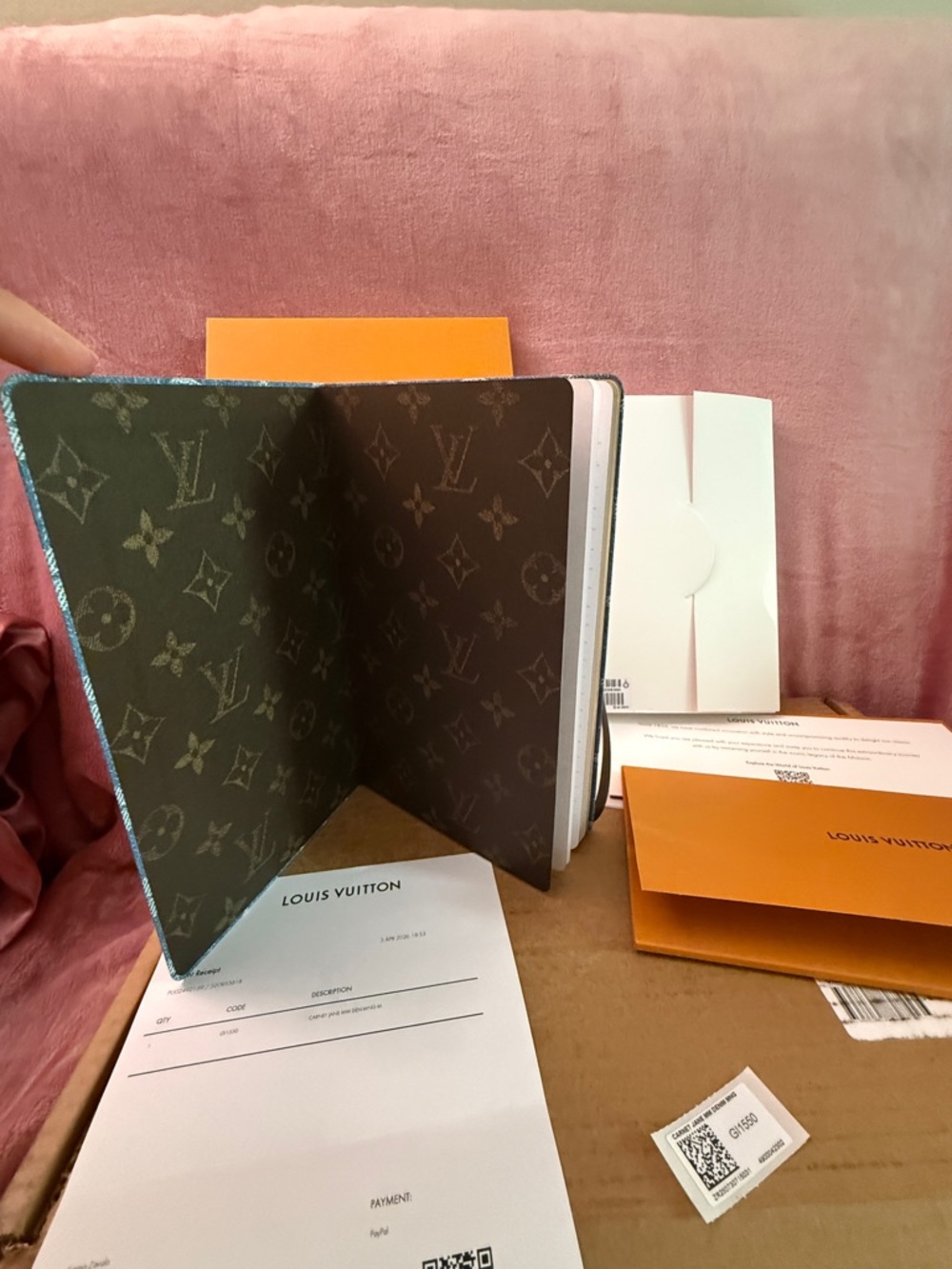 Limited Edition Louis Vuitton Jane Notebook MM Monogram Denim 📘 - Picture 11 of 15